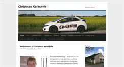 Desktop Screenshot of christinaskoereskole.dk